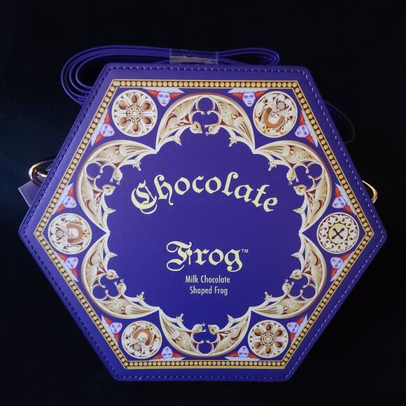 The Wizarding World Harry Potter Honeydukes Chocolate Frog Crossbody Bag NWT - Picture 7 of 10